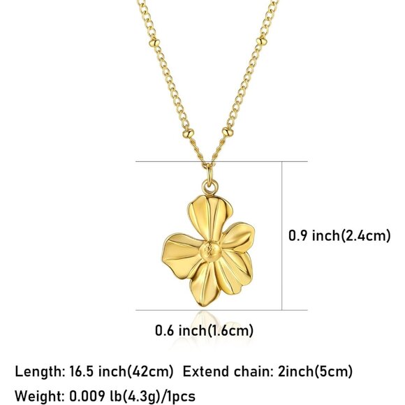 Stylish 14K Gold Heart Pendant Necklace - Elegant & Versatile for Any Occasion - Picture 2 of 6
